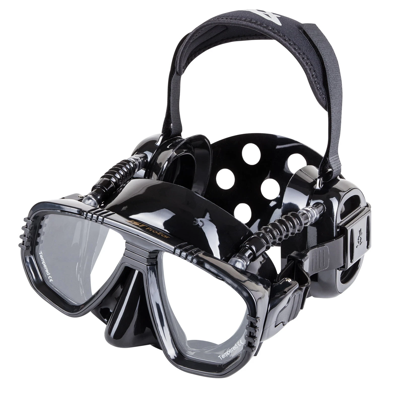 Me55-Bs Mascara De Buceo Con Audífonos Ist