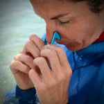Noseclip Para Apnea Aluminio Octopus Azul