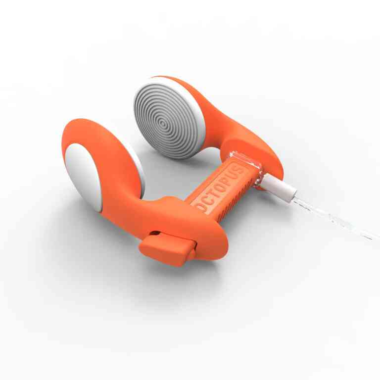 Noseclip Para Apnea Classic Octopus Naranjo
