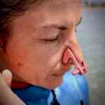 Noseclip Para Apnea Aluminio Octopus Rosa