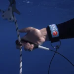 Lanyard De Competencia Apnea 100cm Octopus Azul