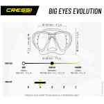 Mascara De Buceo Big Eyes Evolution Cressi