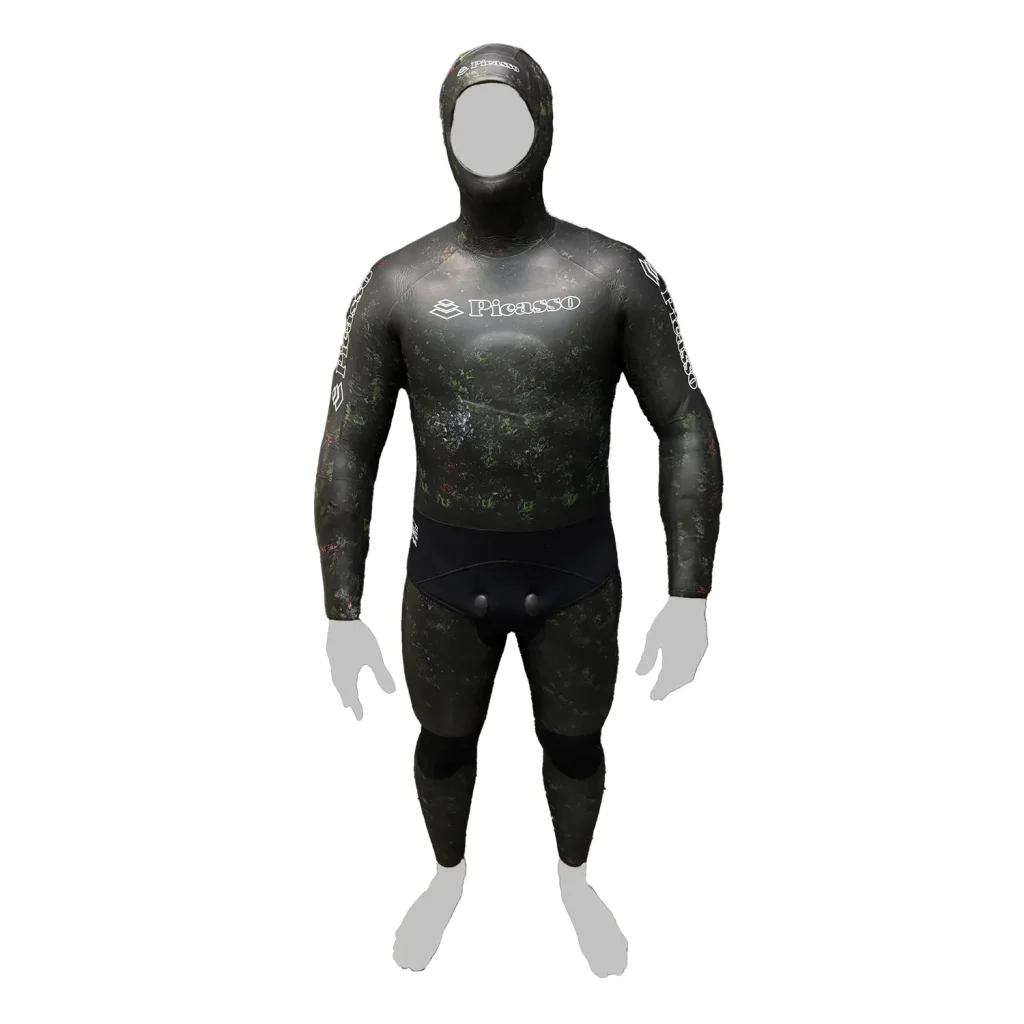 Traje De Buceo 7Mm Thermal Skin Camuflado Verde Picasso