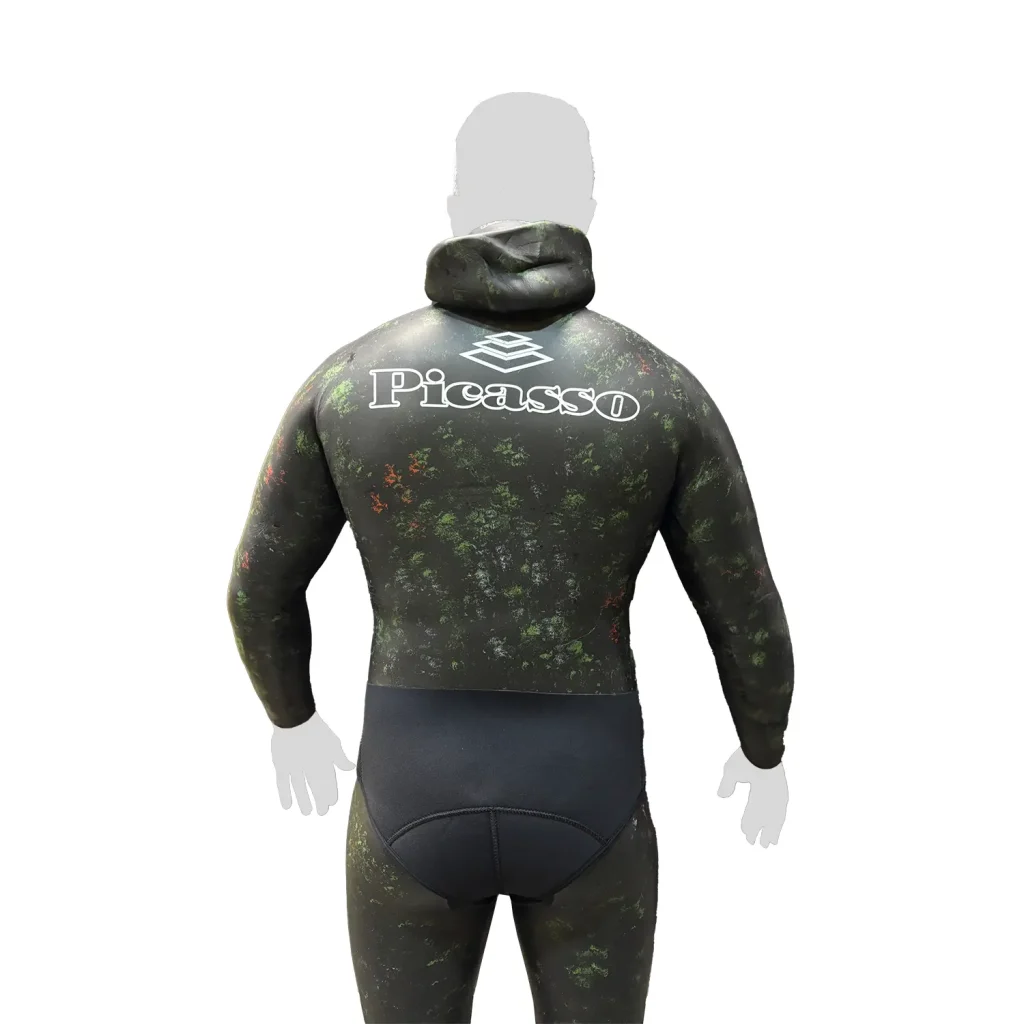 Traje De Buceo 7Mm Thermal Skin Camuflado Verde Picasso
