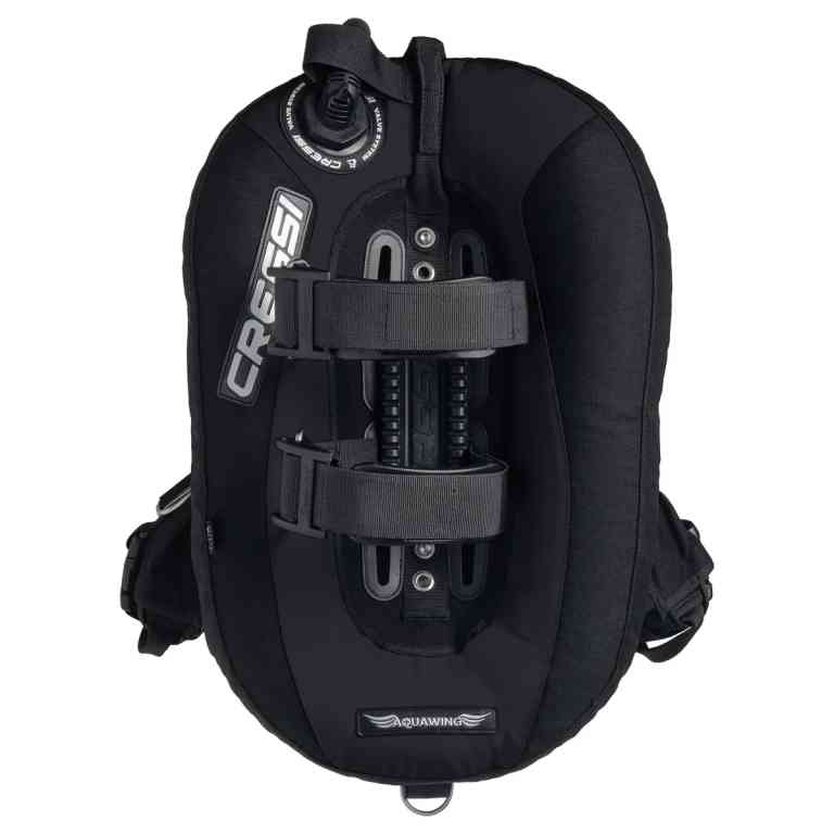Chaleco Compensador Aquawing Plus Negro Cressi