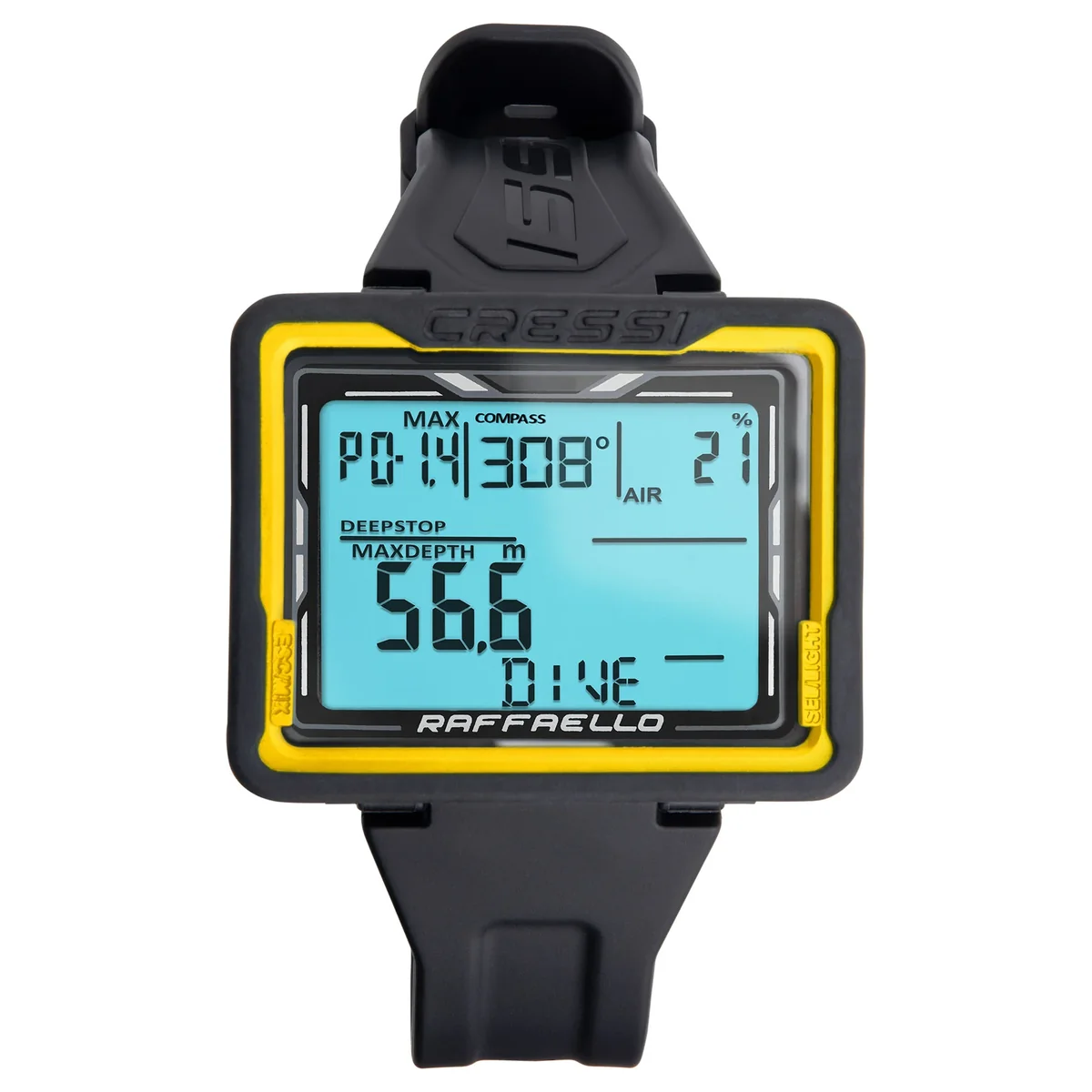 Bawtr0Ivuylxz2Yhrnle_1200X1200 Computador De Buceo Raffaello Amarillo Cressi
