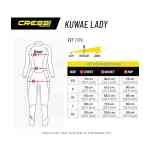 Traje Triatlon Kuwae 2/3/4 mm Mujer Cressi