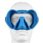 Mascara De Buceo Skyline Antifog Azul Fluo C4
